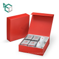 caja de lujo roja del paquete del té de la garantía garantizada vacía de alta calidad